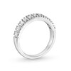Thumbnail Image 3 of 1/2 CT. T.W. Baguette-Cut Diamond Eleven Stone Anniversary Band in 14K White Gold