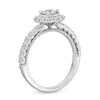 Thumbnail Image 3 of 1 CT. T.W. Diamond Frame Engagement Ring in 14K White Gold