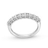 Thumbnail Image 1 of 3/4 CT. T.W. Princess-Cut Diamond Nine Stone Anniversary Band in 14K White Gold