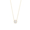 Thumbnail Image 0 of 1 CT. Certified Lab-Created Diamond Bezel-Set Solitaire Pendant in 14K Gold (F/SI2)