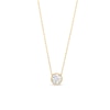 Thumbnail Image 1 of 1 CT. Certified Lab-Grown Diamond Bezel-Set Solitaire Pendant in 14K Gold (F/SI2)