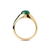 Thumbnail Image 3 of PDPAOLA™ at Zales ICONS 8.0mm Green Aventurine Solitaire Ring in Sterling Silver with 18K Gold Plate