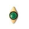 Thumbnail Image 5 of PDPAOLA™ at Zales ICONS 8.0mm Green Aventurine Solitaire Ring in Sterling Silver with 18K Gold Plate