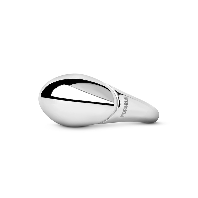 Main Image 5 of PDPAOLA™ at Zales ICONS Polished Dome Ring in Sterling Silver