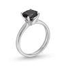 Thumbnail Image 3 of 2 CT. Black Diamond Solitaire Ring in 14K White Gold