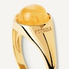 Thumbnail Image 6 of PDPAOLA™ at Zales ICONS 8.0mm Aventurine Solitaire Ring in Sterling Silver with 18K Gold Plate