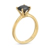 Thumbnail Image 3 of 2 CT. Black Diamond Solitaire Ring in 14K Gold
