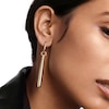 Thumbnail Image 2 of PDPAOLA™ at Zales ICONS Large Teardrop Dangle Single Hoop Earring in Sterling Silver with 18K Gold Plate