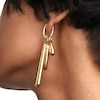 Thumbnail Image 3 of PDPAOLA™ at Zales ICONS Large Teardrop Dangle Single Hoop Earring in Sterling Silver with 18K Gold Plate