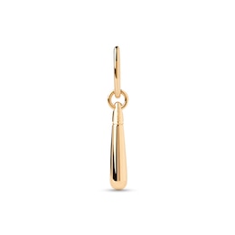 PDPAOLA™ at Zales ICONS Medium Teardrop Dangle Single Hoop Earring in Sterling Silver with 18K Gold Plate