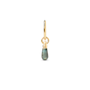 Thumbnail Image 1 of PDPAOLA™ at Zales ICONS Labradorite Small Teardrop Dangle Single Hoop Earring in Sterling Silver with 18K Gold Plate