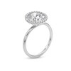 Thumbnail Image 3 of 2-5/8 CT. T.W. Oval Certified Lab-Grown Diamond Frame Engagement Ring in 14K White Gold (F/VS2)