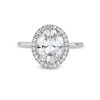 Thumbnail Image 4 of 2-5/8 CT. T.W. Oval Certified Lab-Grown Diamond Frame Engagement Ring in 14K White Gold (F/VS2)