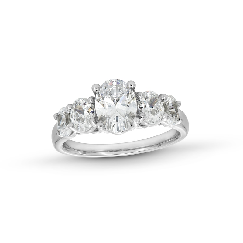 Main Image 1 of 2 CT. T.W. Multi-Shaped Certified Lab-Grown Diamond Engagement Ring in 14K Gold (F/VS2)