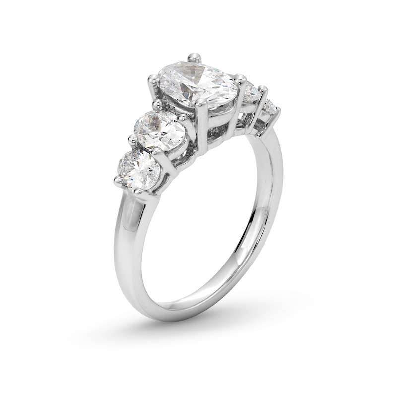 Main Image 3 of 2 CT. T.W. Multi-Shaped Certified Lab-Grown Diamond Engagement Ring in 14K Gold (F/VS2)