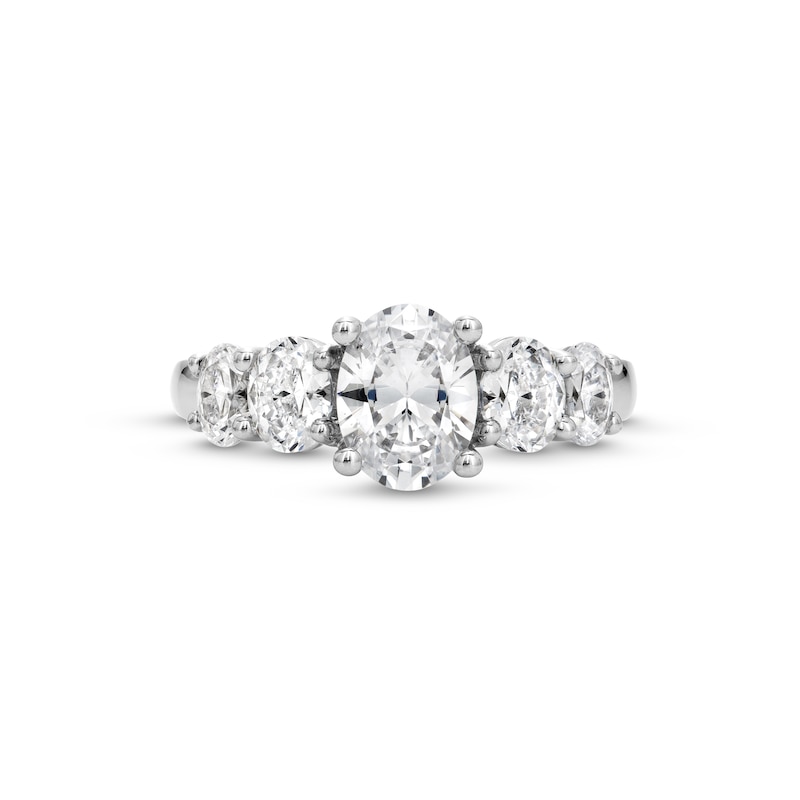 Main Image 4 of 2 CT. T.W. Multi-Shaped Certified Lab-Grown Diamond Engagement Ring in 14K Gold (F/VS2)