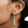 Thumbnail Image 2 of PDPAOLA™ at Zales ICONS Medium Teardrop Dangle Single Hoop Earring in Sterling Silver