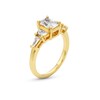 Thumbnail Image 3 of 2 CT. T.W. Oval Certified Lab-Grown Diamond Graduated Five Stone Engagement Ring in 14K White Gold (F/VS2)