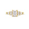 Thumbnail Image 4 of 2 CT. T.W. Oval Certified Lab-Grown Diamond Graduated Five Stone Engagement Ring in 14K White Gold (F/VS2)