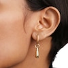 Thumbnail Image 2 of PDPAOLA™ at Zales ICONS Small Teardrop Dangle Single Hoop Earring in Sterling Silver with 18K Gold Plate