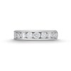 Thumbnail Image 4 of 1-1/2 CT. T.W. Certified Lab-Grown Diamond Ten Stone Channel-Set Anniversary Band in 14K White Gold (F/VS2)