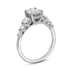 Thumbnail Image 3 of 2-1/3 CT. T.W. Oval and Round Certified Lab-Grown Diamond Seven Stone Graduated Engagement Ring in 14K White Gold