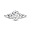 Thumbnail Image 4 of 2-1/3 CT. T.W. Oval and Round Certified Lab-Grown Diamond Seven Stone Graduated Engagement Ring in 14K White Gold