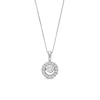 Thumbnail Image 1 of 1 CT. T.W. Certified Lab-Grown Diamond Open Circle Frame Pendant in 10K White Gold (I/SI2)