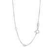 Thumbnail Image 3 of 1 CT. T.W. Certified Lab-Grown Diamond Open Circle Frame Pendant in 10K White Gold (I/SI2)