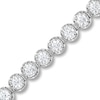 Thumbnail Image 0 of 3 CT. T.W. Certified Lab-Created Diamond Miracle Tennis Bracelet in 10K White Gold (I/SI2)