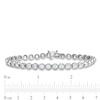 Thumbnail Image 4 of 3 CT. T.W. Certified Lab-Created Diamond Miracle Tennis Bracelet in 10K White Gold (I/SI2)