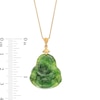 Thumbnail Image 4 of Jade Buddha Pendant in 14K Gold