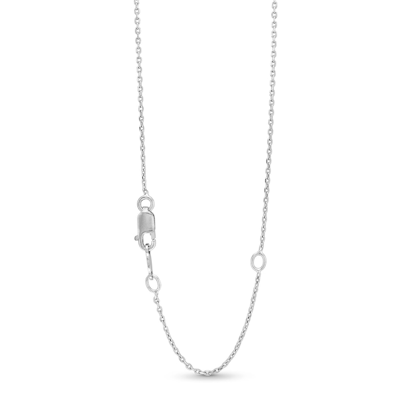 Main Image 3 of 1/5 CT. T.W. Pear-Shaped Multi-Diamond Triple Frame Pendant in Sterling Silver