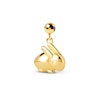 Thumbnail Image 1 of PDPAOLA™ at Zales Cubic Zirconia Rabbit Bead Charm in Sterling Silver with 18K Gold Plate