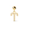 Thumbnail Image 1 of PDPAOLA™ at Zales Cubic Zirconia Aries Zodiac Sign Bead Charm in Sterling Silver with 18K Gold Plate