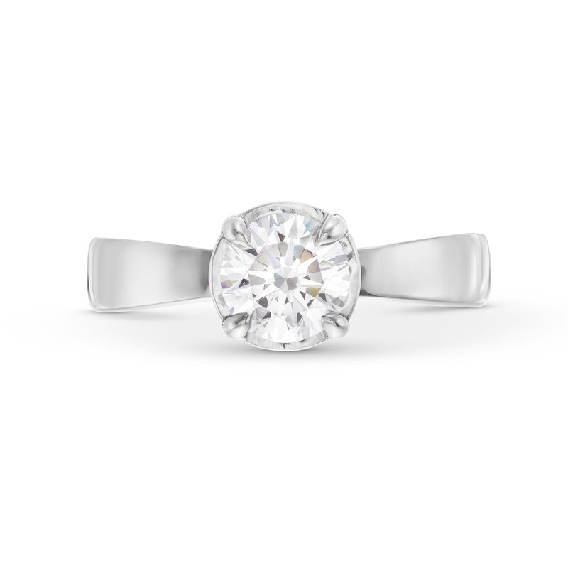Main Image 4 of 1-1/3 CT. T.W. Certified Lab-Grown Diamond Solitaire Engagement Ring in 14K White Gold (F/VS2)