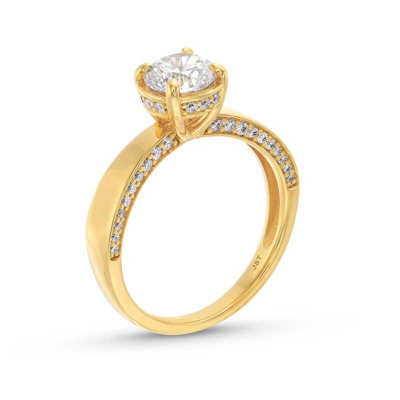 Main Image 3 of 1-1/3 CT. T.W. Certified Lab-Grown Diamond Solitaire Engagement Ring in 14K Gold (F/VS2)