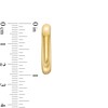 Thumbnail Image 3 of J-Hoop Earrings in Hollow 14K Gold