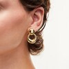 Thumbnail Image 2 of Open Circle Drop Earrings in Hollow 14K Gold