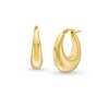 Thumbnail Image 1 of Graduated Hoop Earrings in Hollow 14K Gold