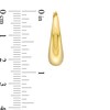 Thumbnail Image 3 of Graduated Hoop Earrings in Hollow 14K Gold