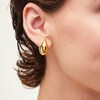 Thumbnail Image 2 of Polished Teardrop Stud Earrings in 14K Gold