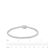 Thumbnail Image 2 of 2 CT. T.W. Certified Lab-Created Diamond Tennis Bracelet in 10K White Gold (F/SI2) - 7.25"