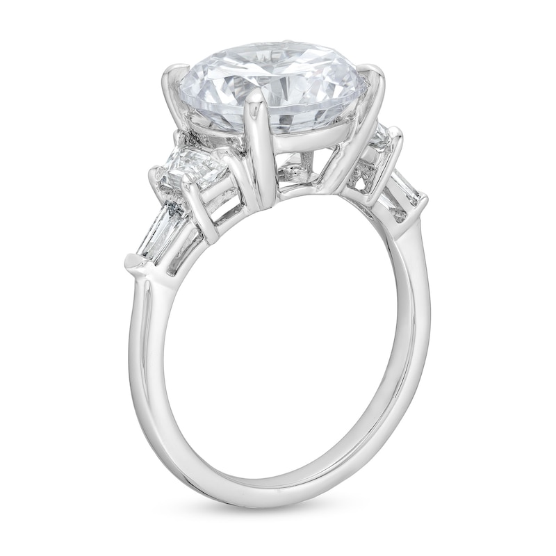 Main Image 3 of 5-3/4 CT. T.W. Certified Lab-Grown Diamond Engagement Ring in 14K White Gold (F/VS2)