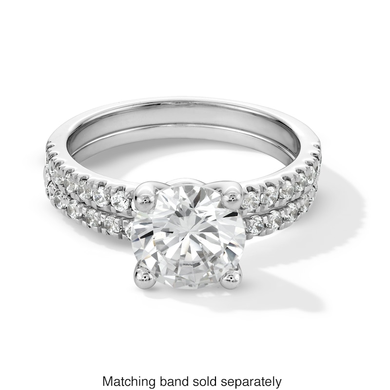 Main Image 5 of 2-1/4 CT. T.W. Certified Lab-Grown Diamond Engagement Ring in 14K White Gold (I/SI2)