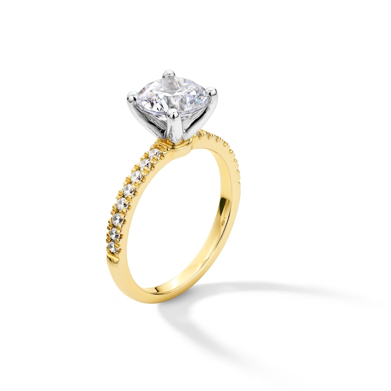 Main Image 3 of 2-1/4 CT. T.W. Certified Lab-Grown Diamond Engagement Ring in 14K Gold (I/SI2)