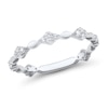 Thumbnail Image 1 of 1/4 CT. T.W. Multi-Diamond Alternating Band in 10K White Gold