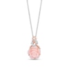 Thumbnail Image 1 of Collector’s Edition Enchanted Disney Sleeping Beauty 65th Anniversary Flower Pendant in Sterling Silver and Rose Gold