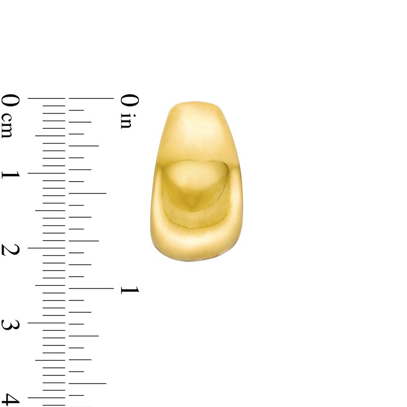 Main Image 3 of 22.24mm J-Hoop Earrings in Hollow 14K Gold