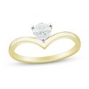 Thumbnail Image 0 of 1/2 CT. Diamond Solitaire Chevron Engagement Ring in 14K Gold